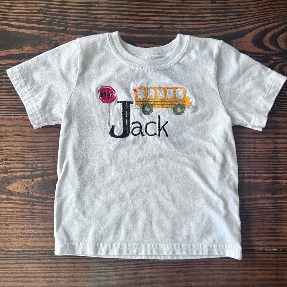 PLAY Jack Monogram Schoolbust Shirt 3T